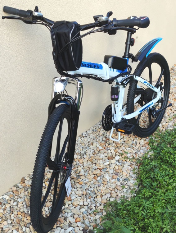 Celoodpružené skládací elektrokolo ANCHEER 250W ALU rám - 4