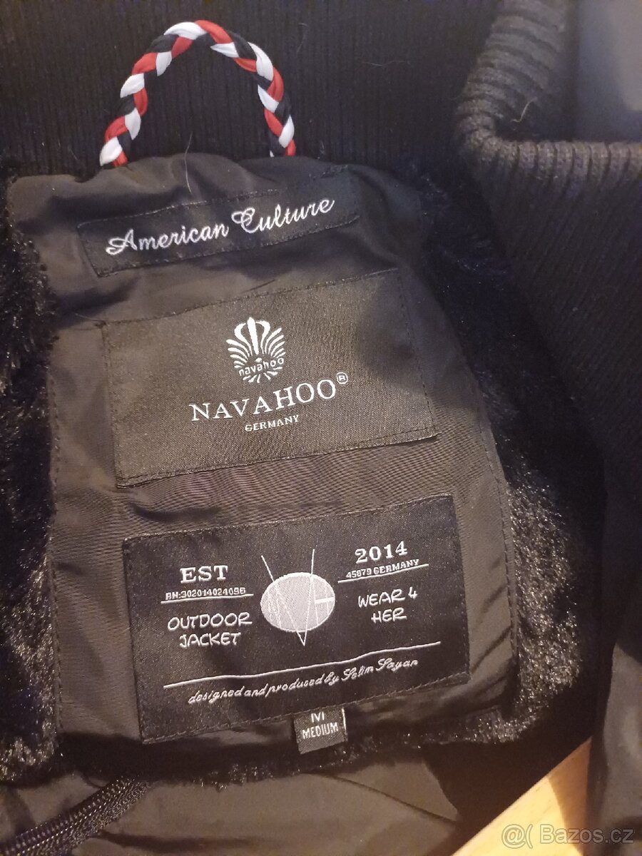 Dámská zimní dlouhá velmi teplá bunda NAVAHOO vel M - 4