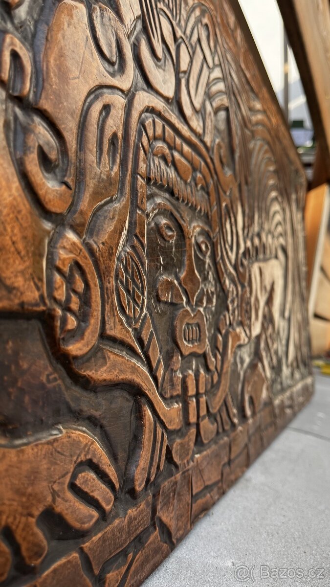 Plastický měděný obraz z Mexika - 4