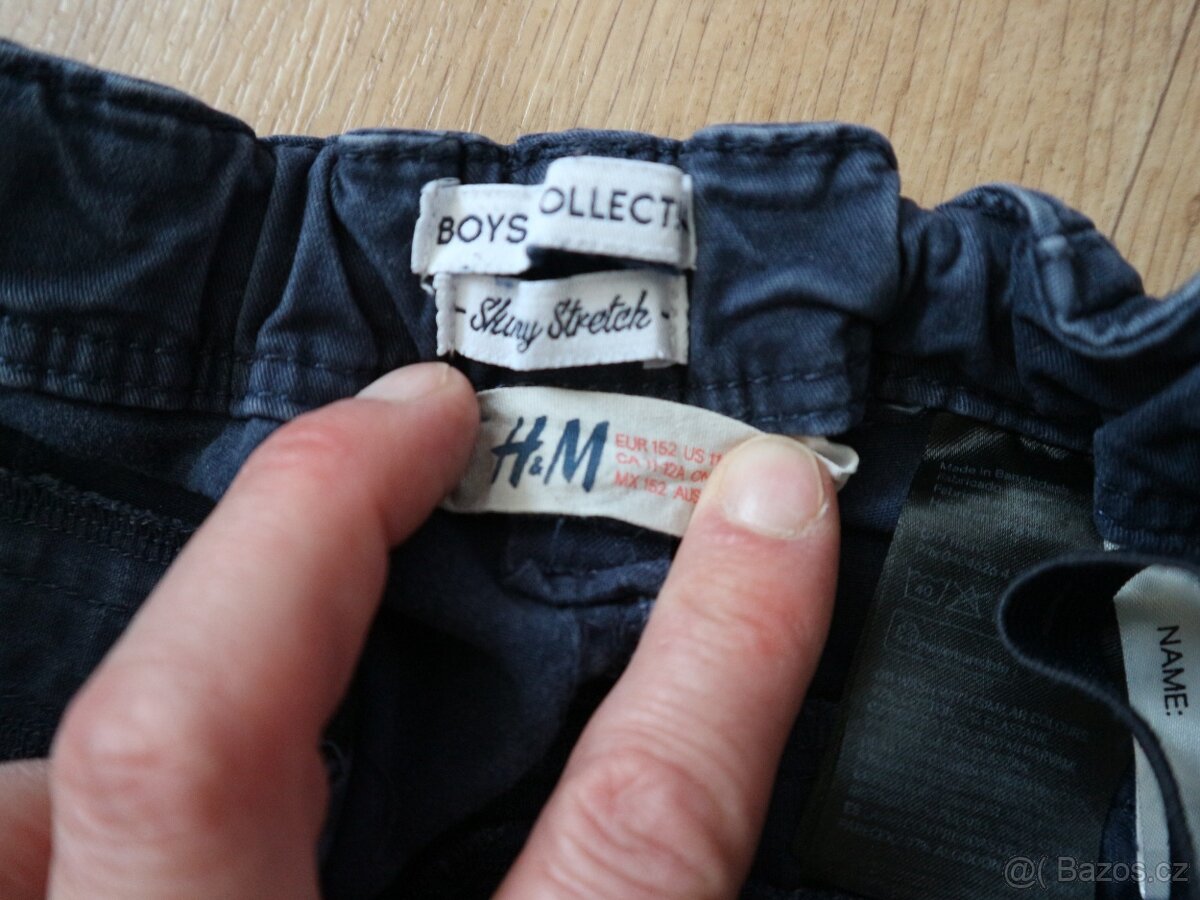 Plátěné kalhoty H&M, vel. 152 - 4