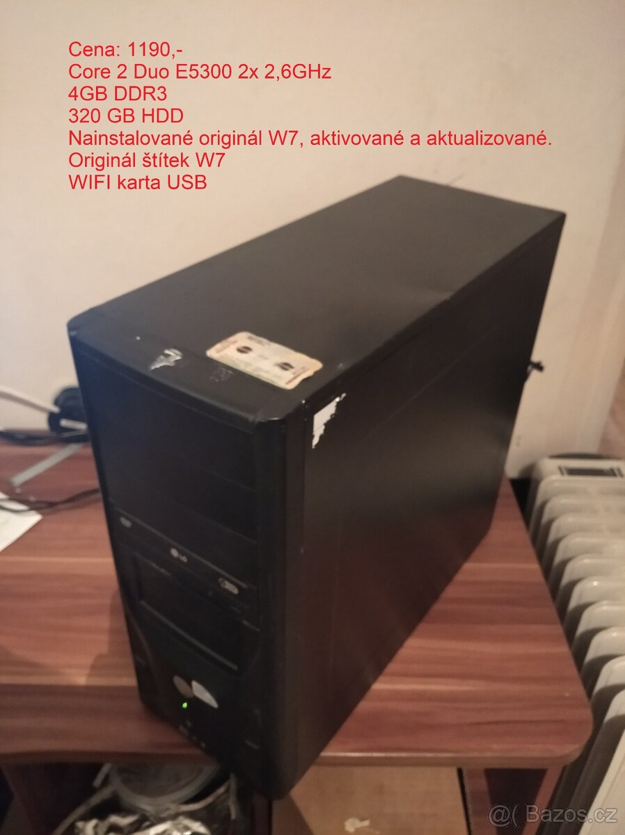 HERNÍ / KANCELÁŘSKÉ Počítače s WIFI a W7 od 790,- - 4