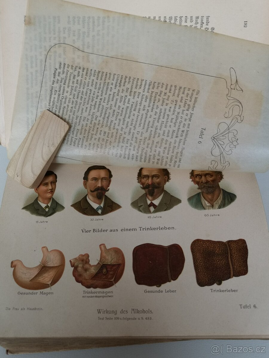 Starožitná kniha, lékařská příručka - 4