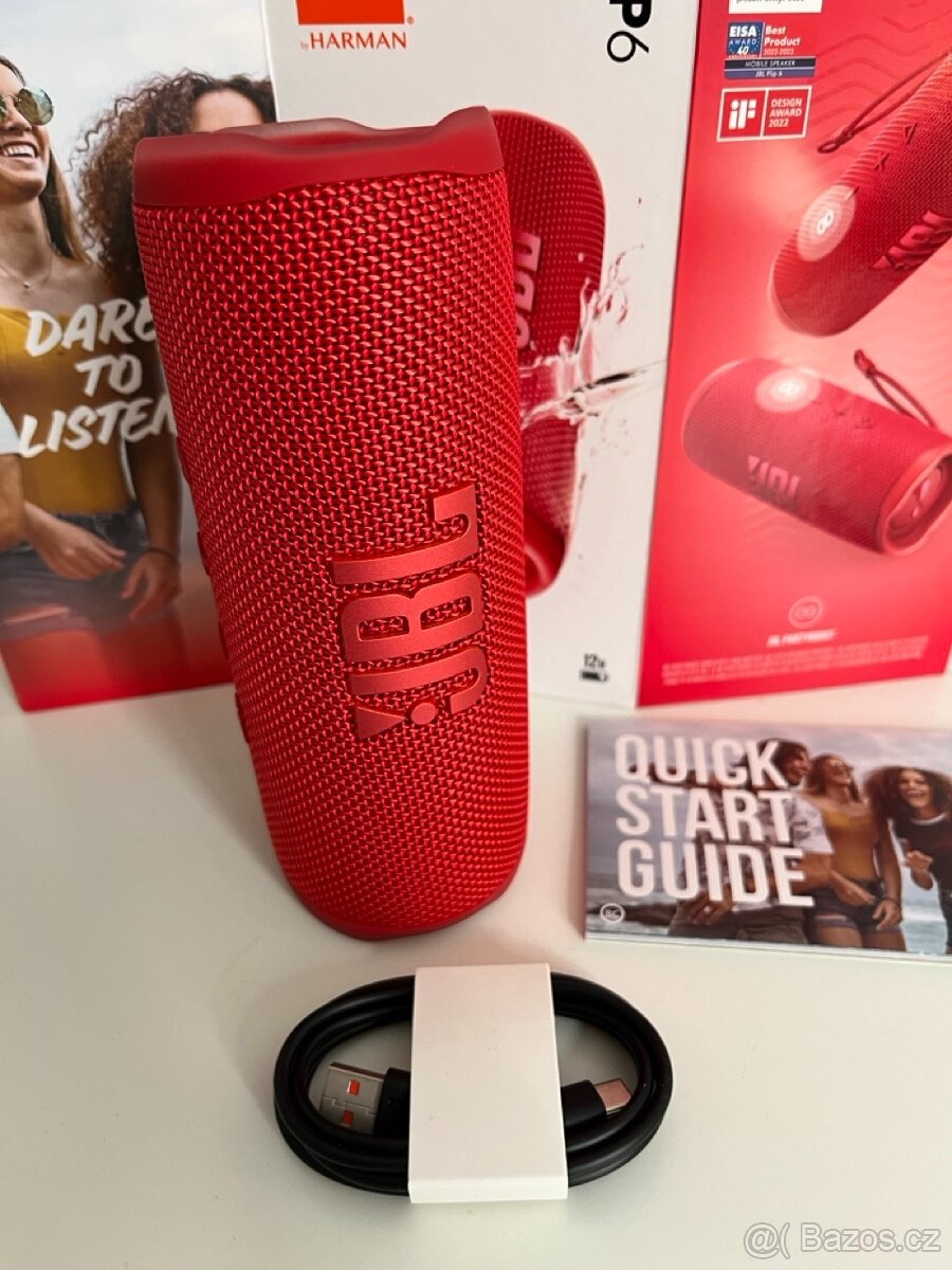 JBL Flip 6 červený (jako nový) - 4