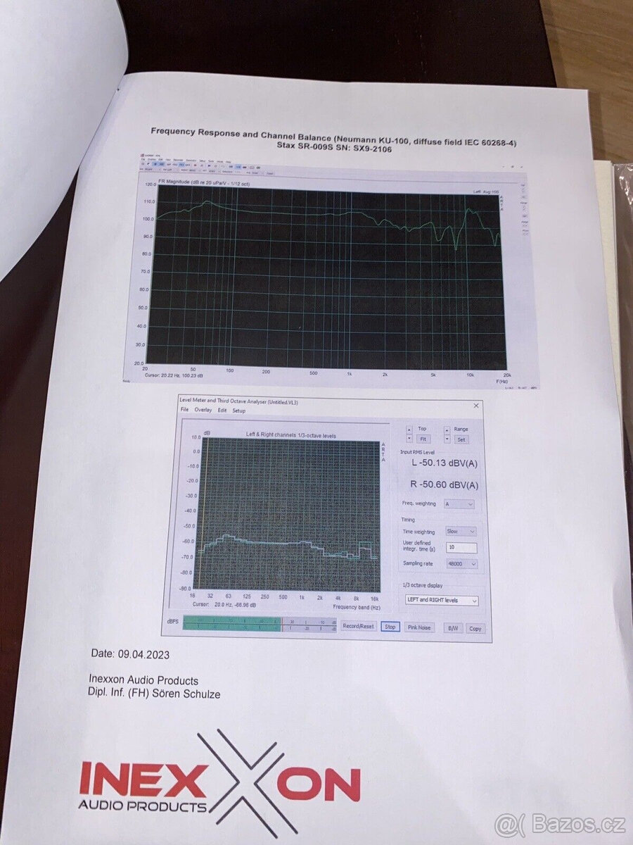STAX SR-009S ELEKTROSTATICKÁ REFERENČNÍ SLUCHÁTKA 009 s - 4