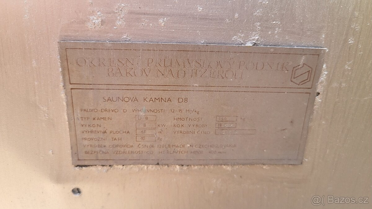 saunová kamna na tuhá paliva - 4