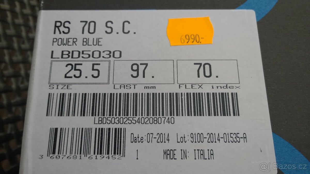 LYŽAŘSKÉ BOTY LANGE RS 70 SC, vel 25,5 (40,5) - 4