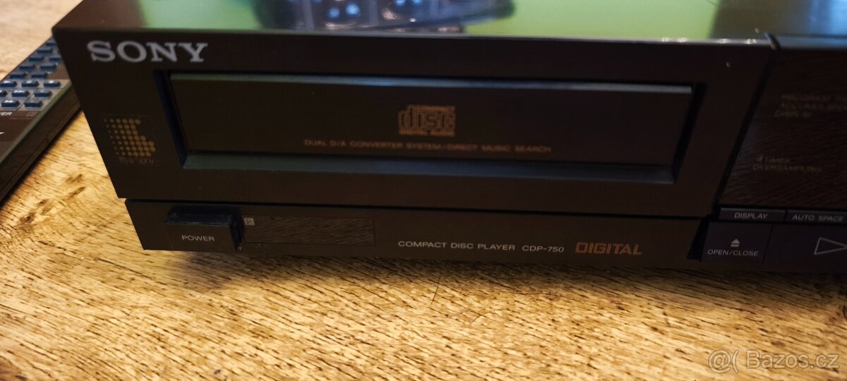 CD přehrávač Sony CDP-750(88-89), převodník TDA1541A ,čti p - 4