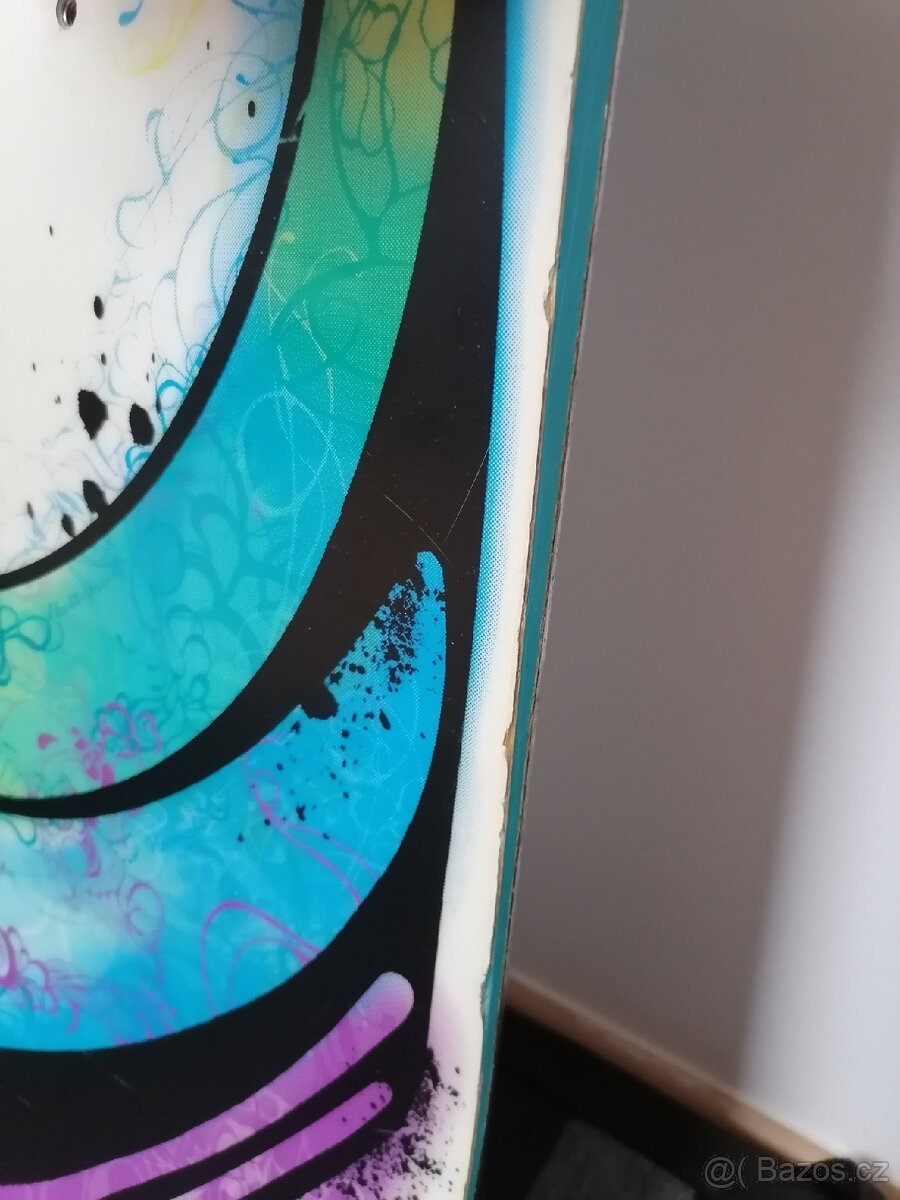 Snowboard Burton, SNB boty, Quiksilver helma - 4