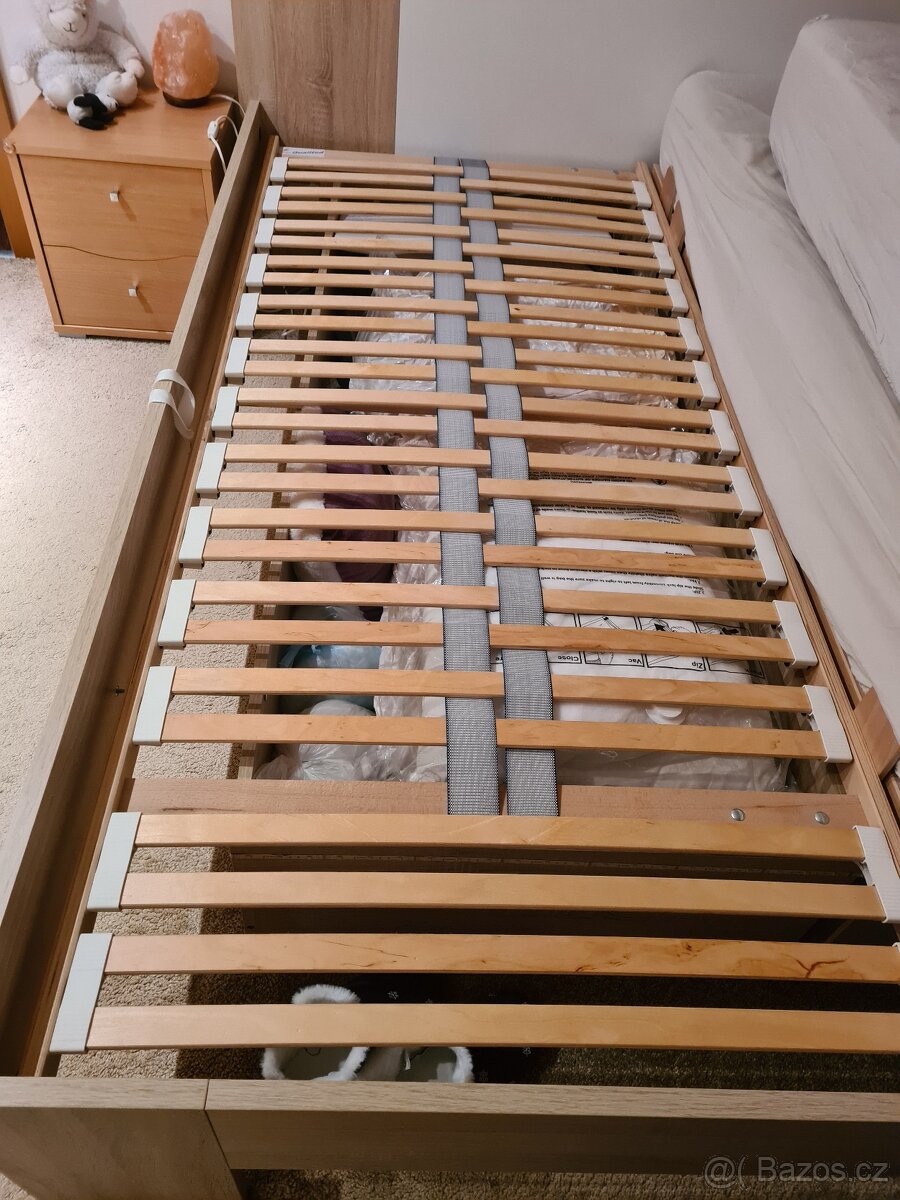 Manželská postel s úložným prostorem - 4