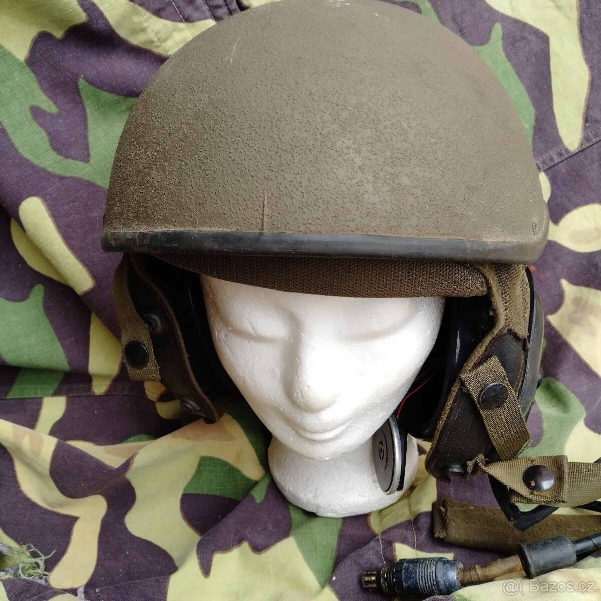 Vojenská US helma přilba do tanku - 4