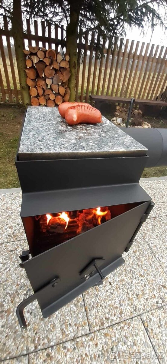 Topeniště k udírně s kamenem - 4