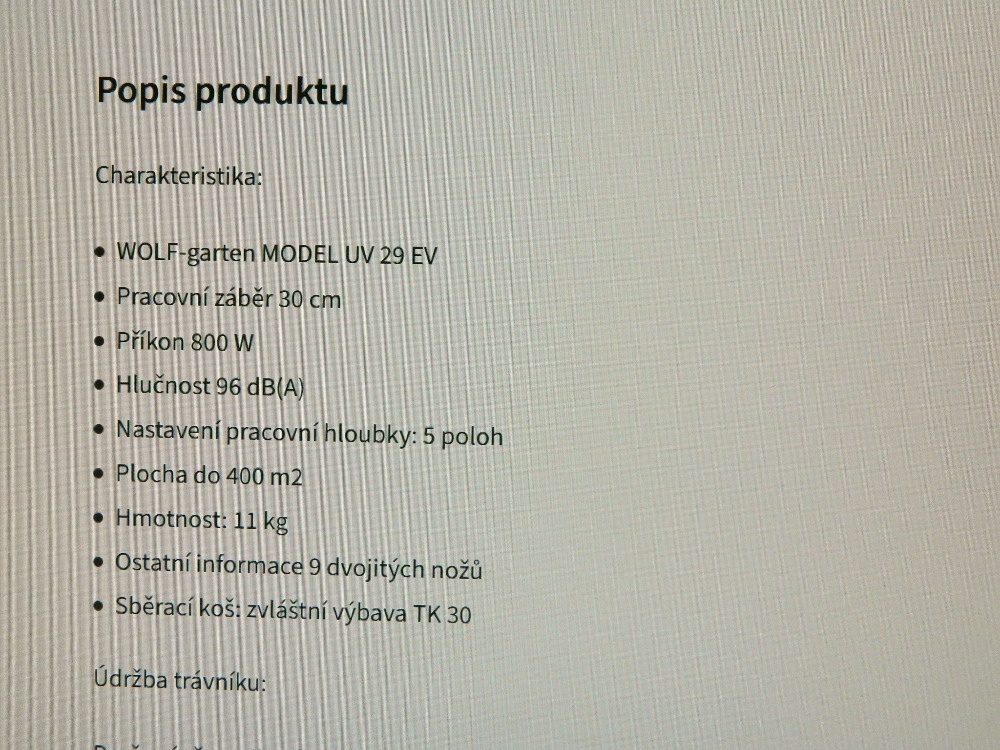 Vertikutátor - elektrický - 4