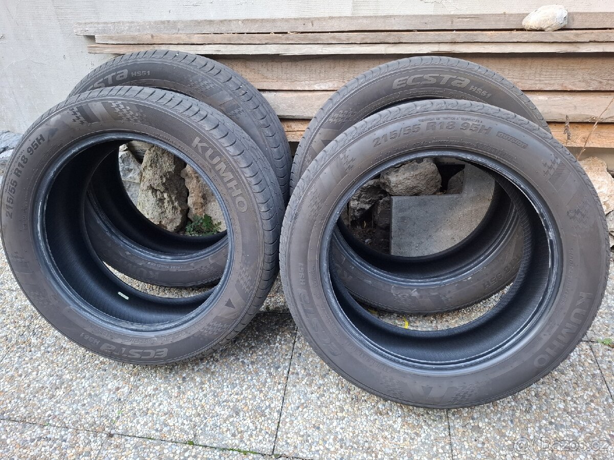 Sada letních pneumatik 215/55 R18 - 4
