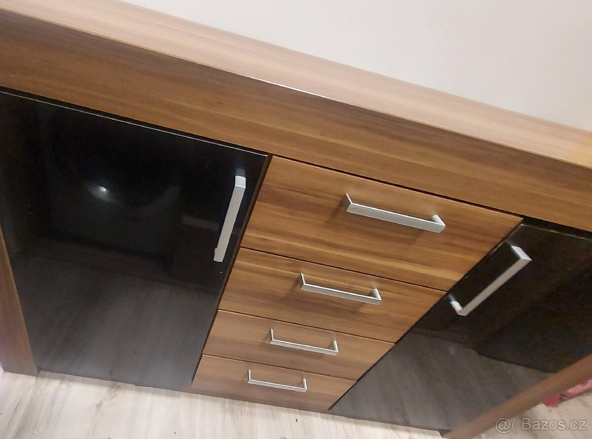 Obyvaci stěna, TV stolek + komoda - 4