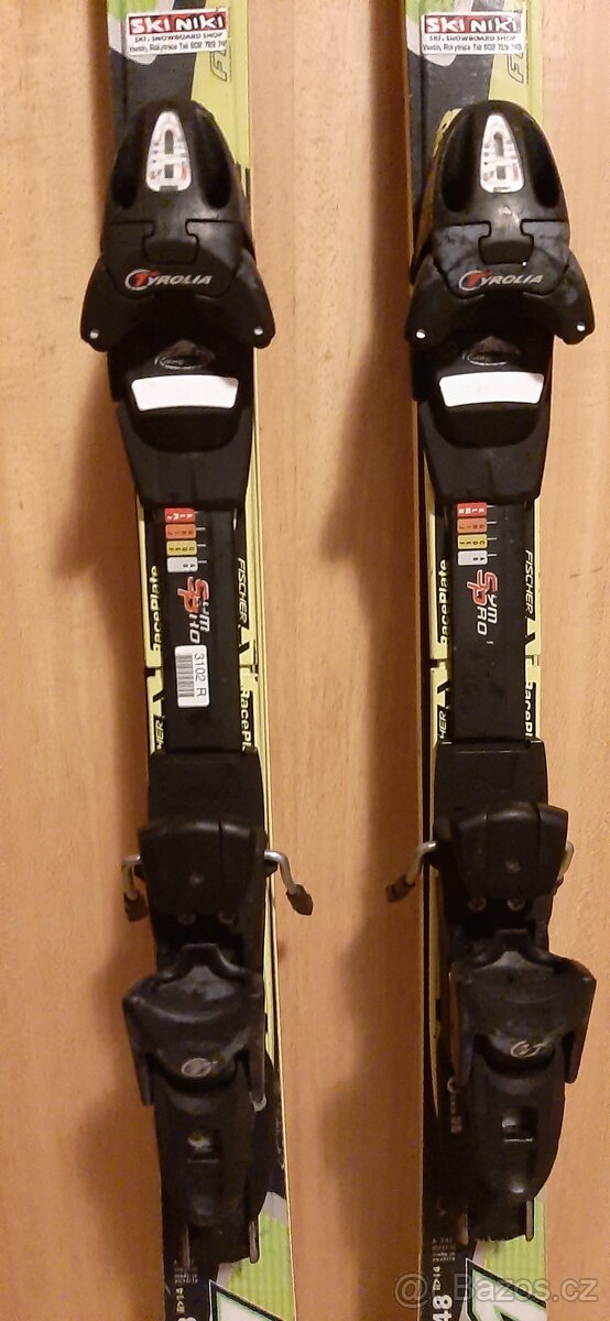 Lyže Fischer 148cm s vázáním - 4