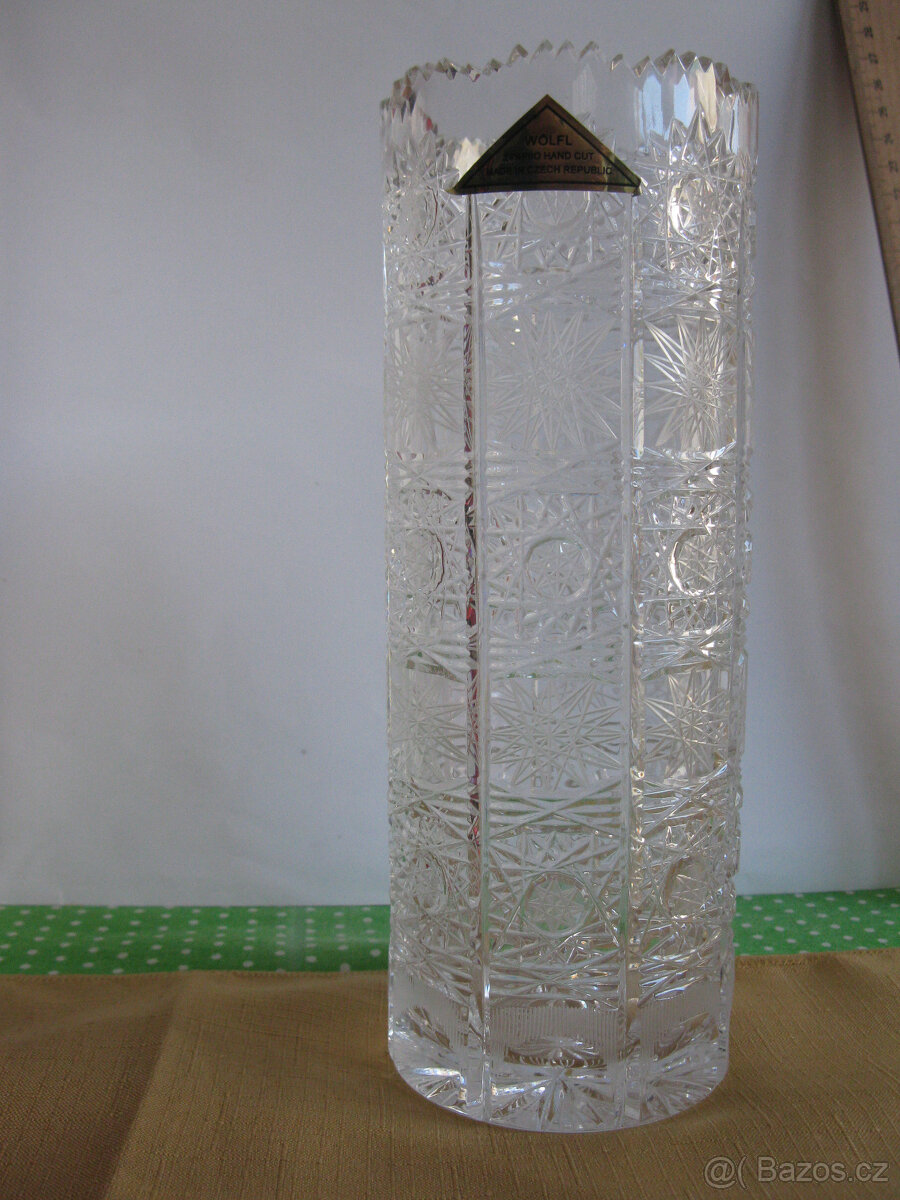 Originál broušené sklo,Bohemia skleničky - 4