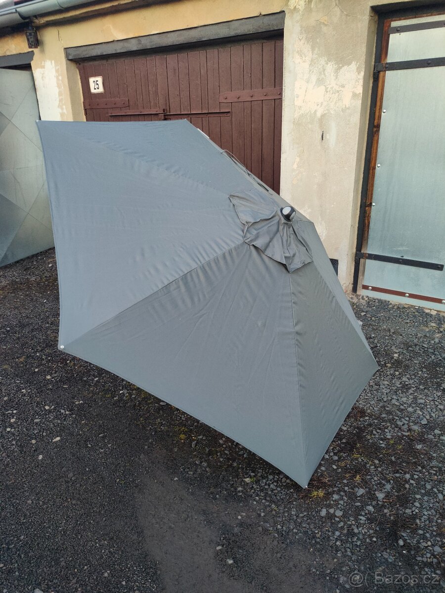 NOVÝ slunečník DOPPLER SL-AZ 220 Antracit - 4