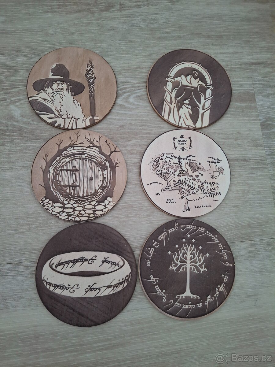 Podtácky Pán prstenů - 4