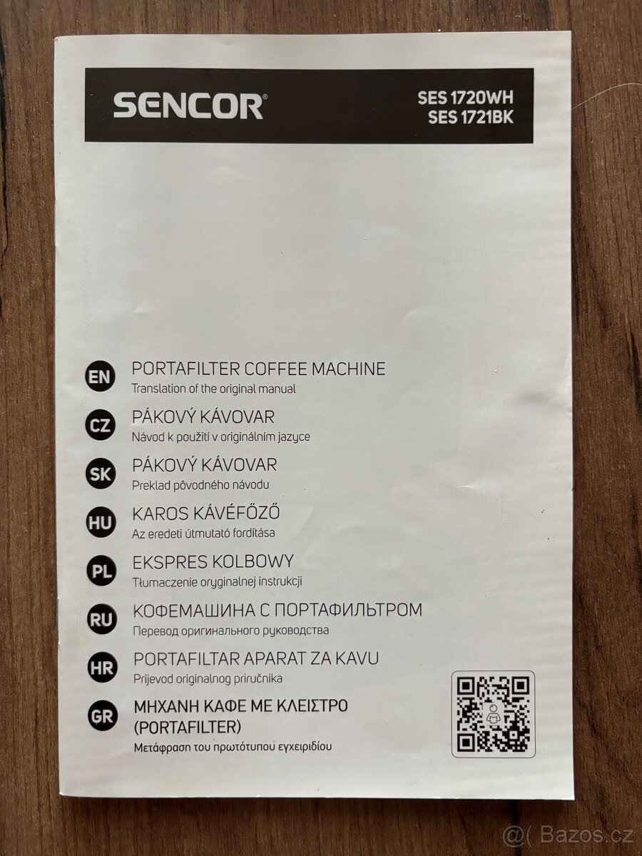 Pákový kávovar SENCOR - 4