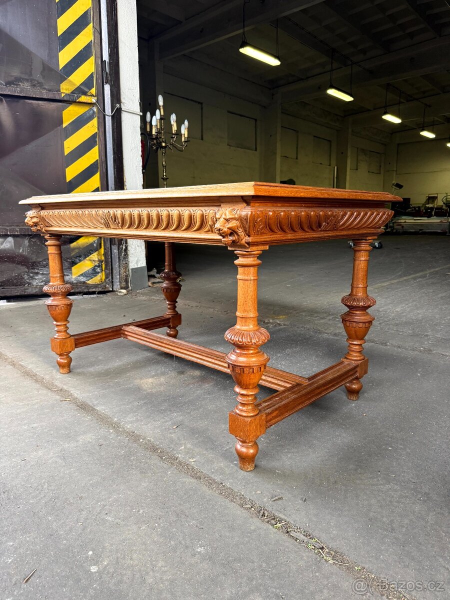 Starožitný jídelní stůl (132046) - 4