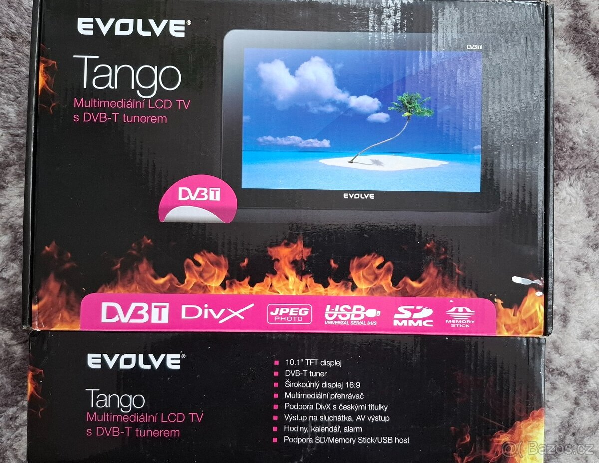 TELEVIZE EVOLYE DO AUTA MALÁ 12V, 10.1" - 4