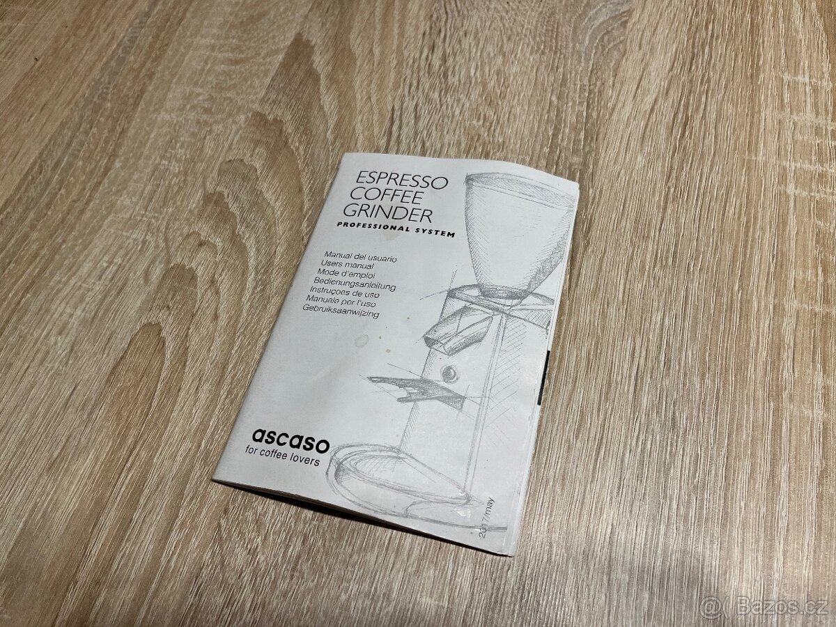 kávomlýnek Ascaso i-STEEL s mikrometrickým nastavováním - 4