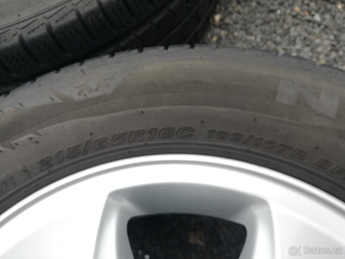 alu Ford Custom 215/65 R16C zimní, alu orig.Ford 5x160 - 4