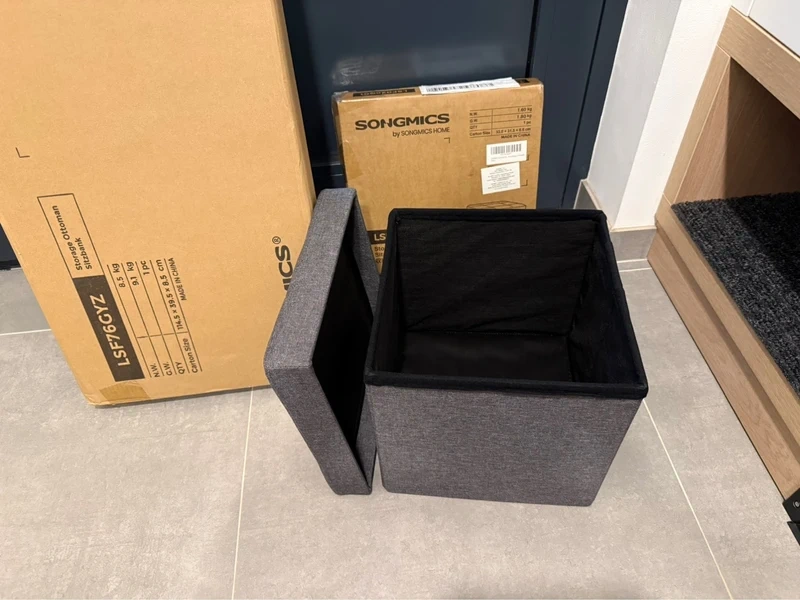 Set taburetů s úložným prostorem - 4