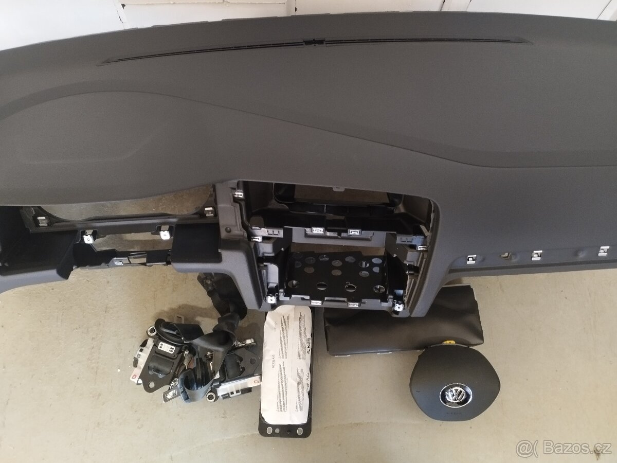 Airbagová sada Volkswagen golf 7 s novou deskou