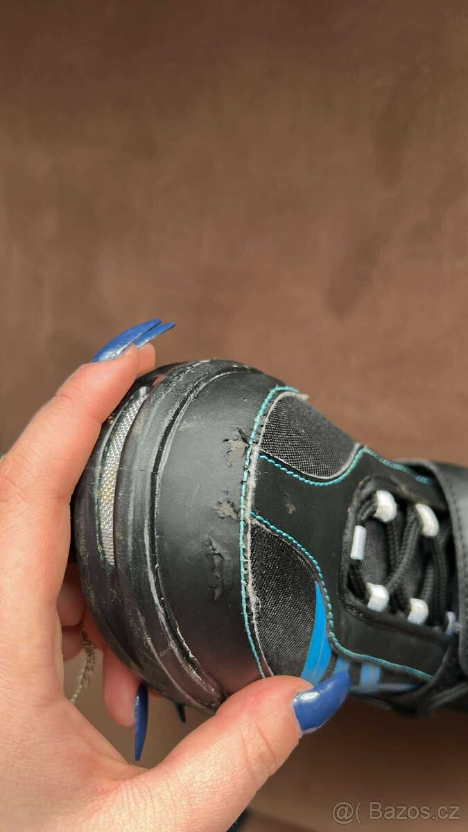 Chlapecké zimní brusle na led nastavitelné vel. 37-41 - 4