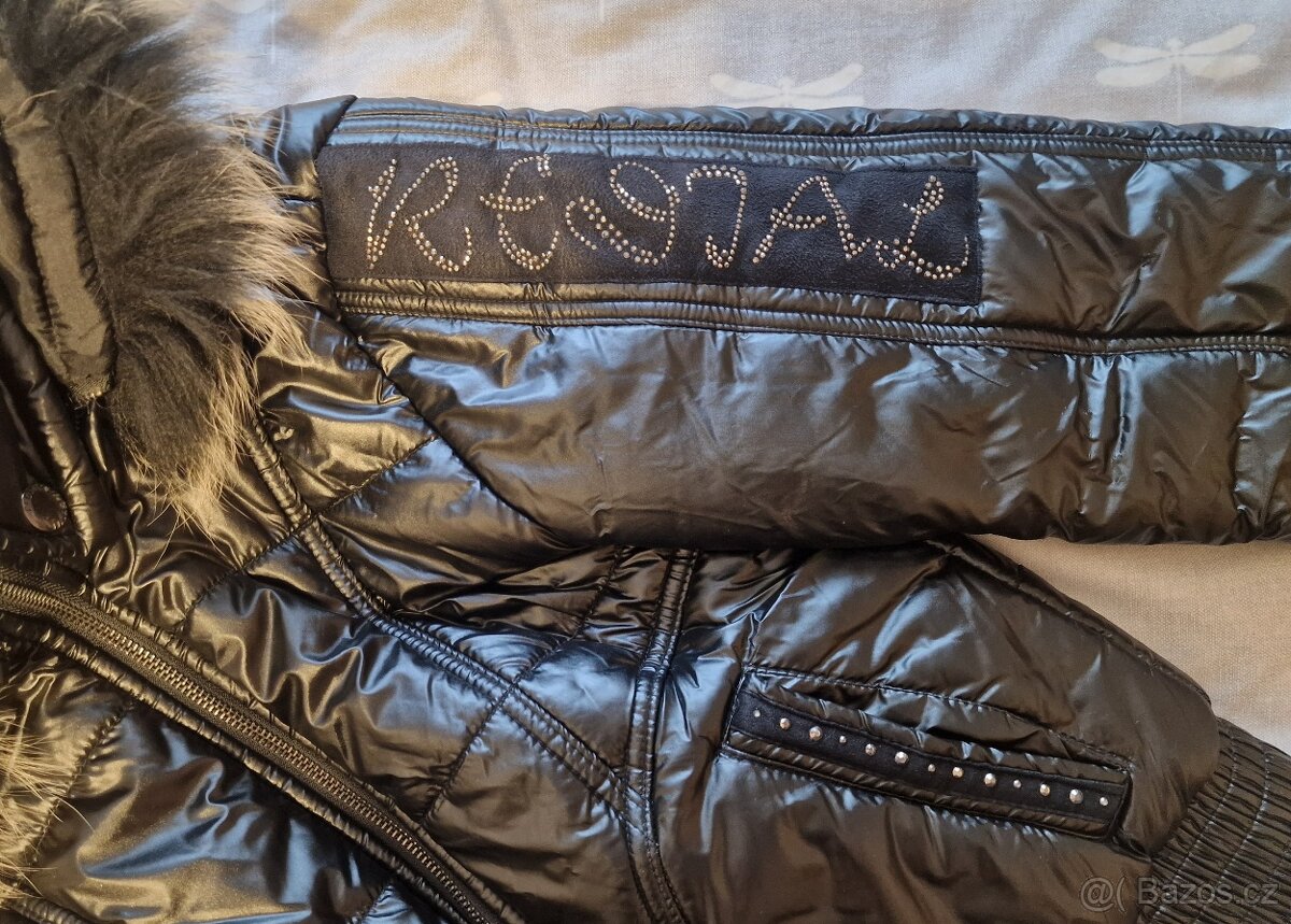 Dívčí/dámská černá metalická bunda Redial vel. S - 4