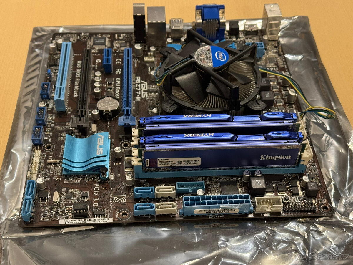 ASUS P8Z77-M + Intel Core i5-3570K + 16 GBKIT DDR3 1600MHz - 4