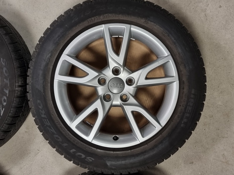 zimní originál AUDI Q3 6,5x17" 5x112 ET33 s pneu 215/60 R17 - 4