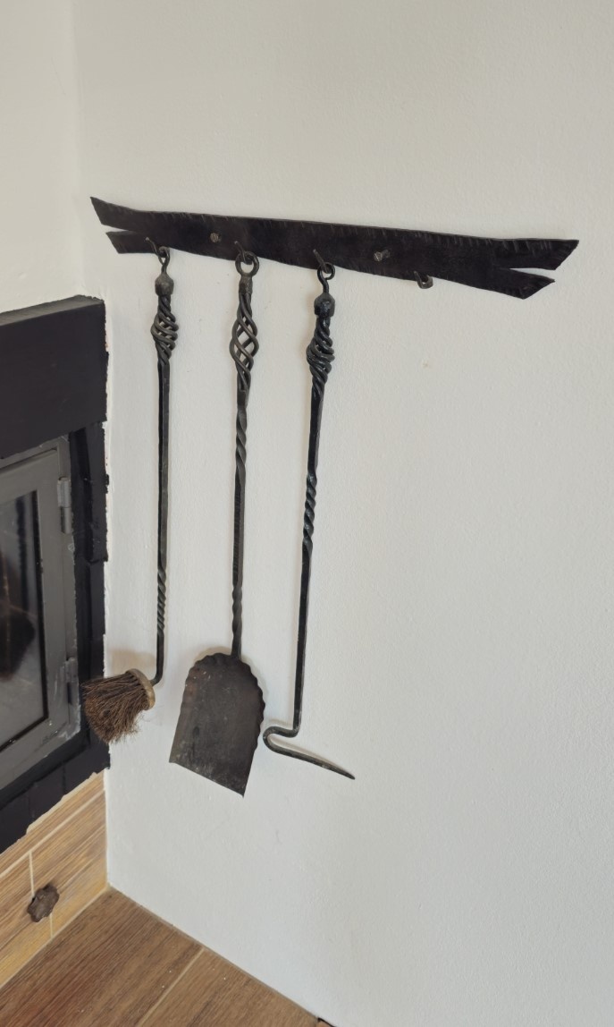 rohová krbová skleněná dvířka - 4