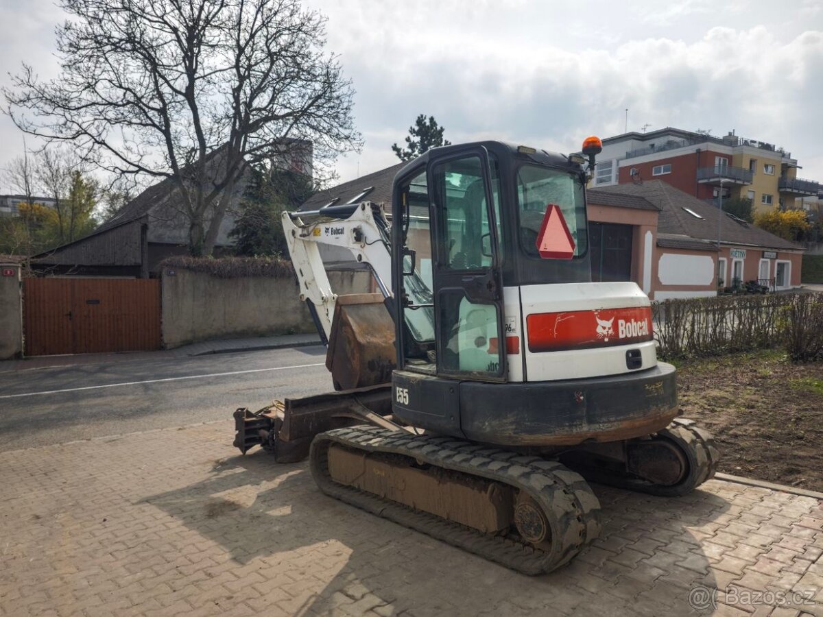 Pásový minibagr Bobcat E55 - 4