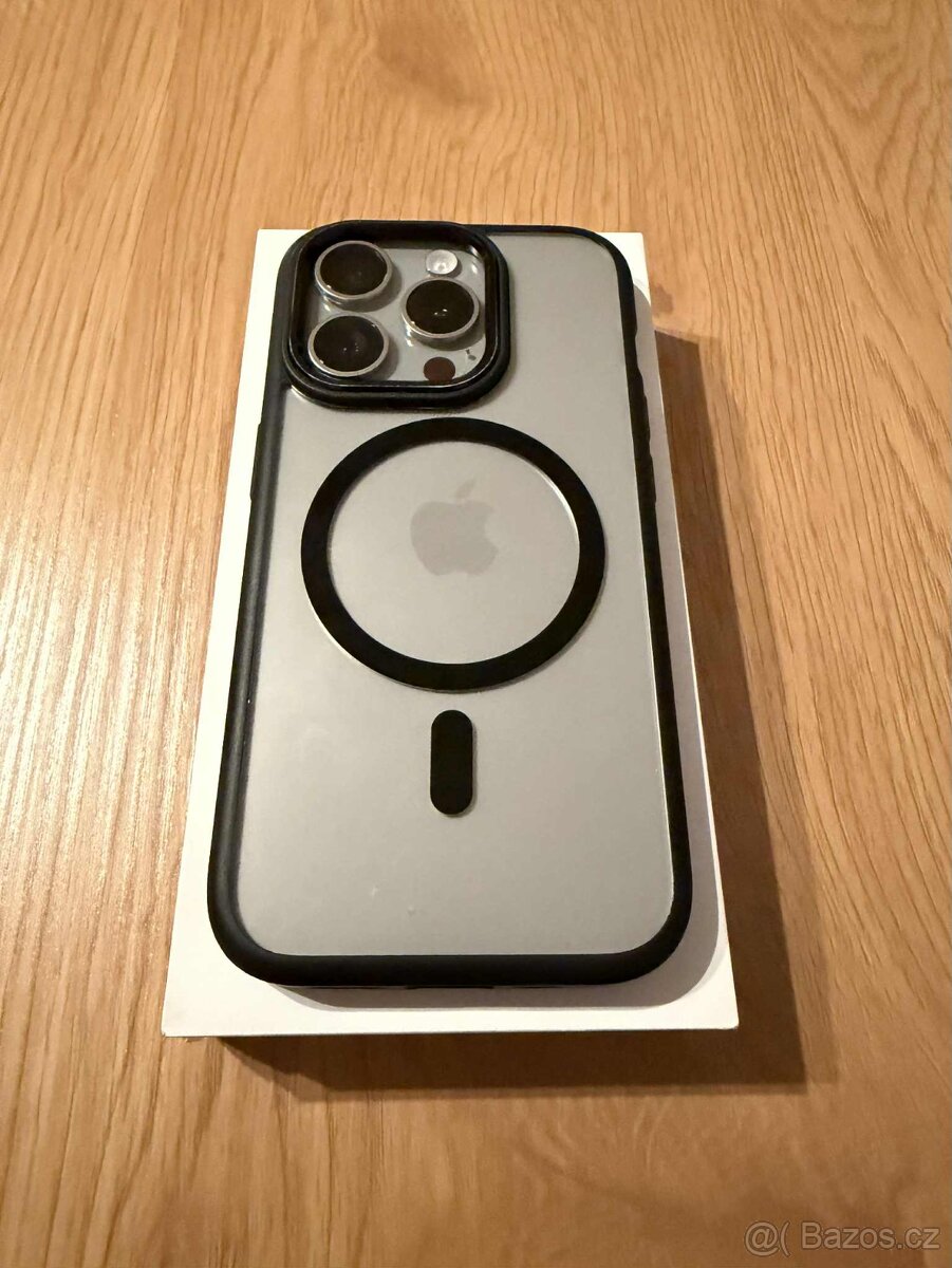 iPhone 15 Pro 128 GB Natural Titanium - TOP STAV - 4