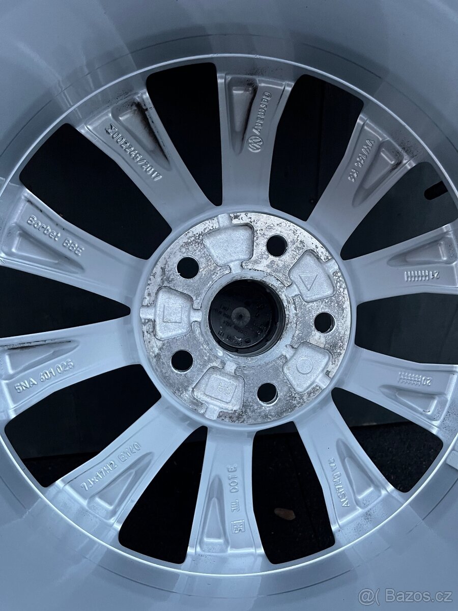 Originál alu 5x112 VW Tiguan 215/65/17 “Montana” - 4