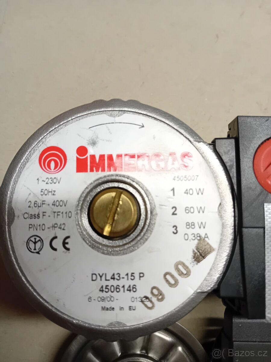 Oběhové čerpadlo IMMERGAS . - 4