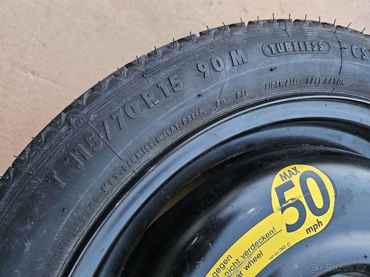 115/70 R15 rezerva dojezdovka VW Group - 4