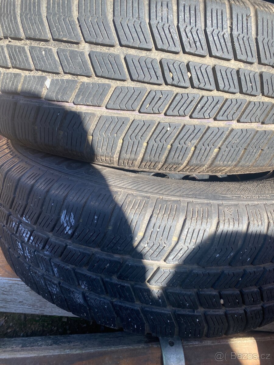 Plechové disky 15” 5x112 a zimní pneu 195/65/R15 - 4