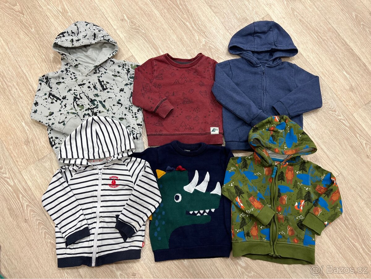 Balík kluk 82-98(až 3roky)mikiny,trička,tepláky - 4