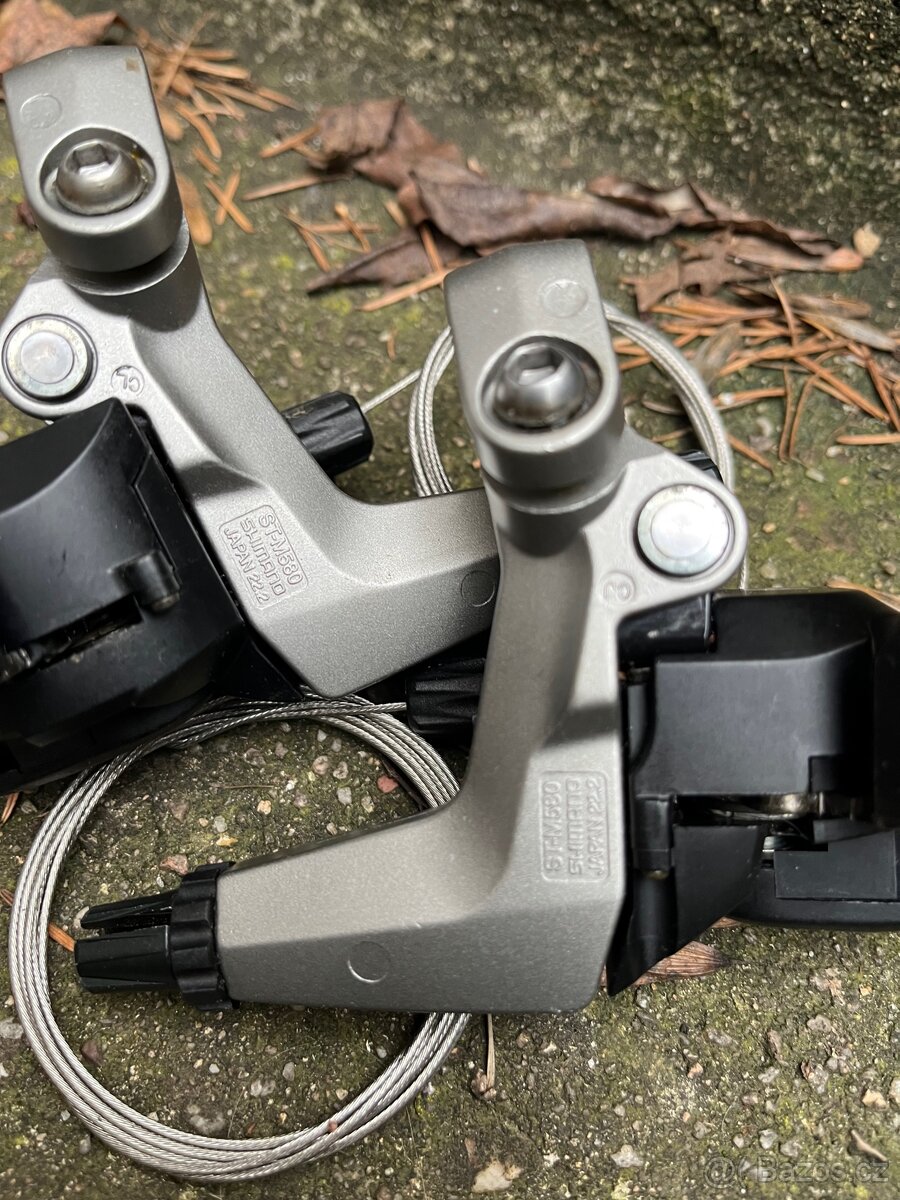 Řadící a brzdové páky Shimano LX M580 3x9 - 4