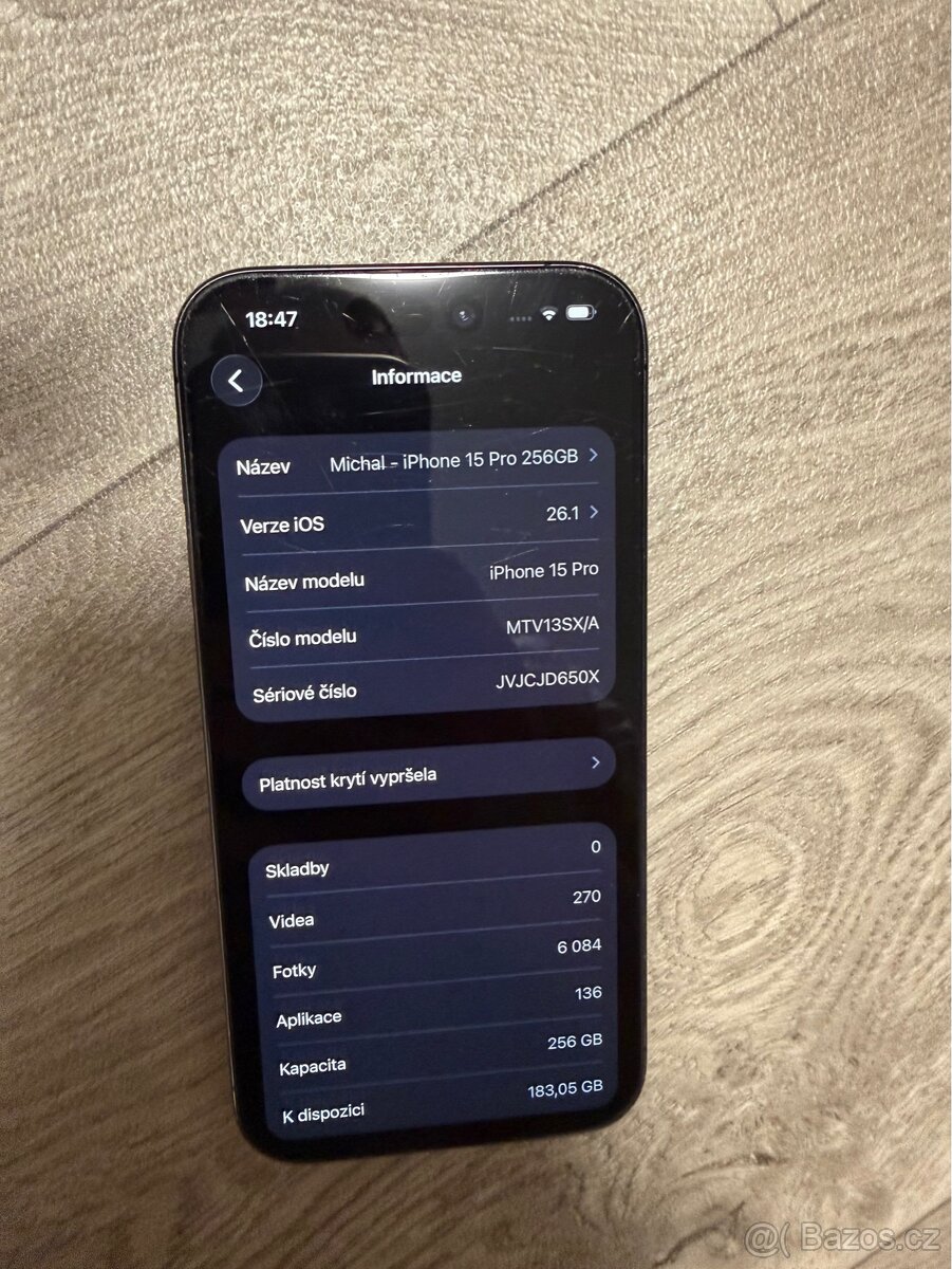 iPhone 15 PRO 256GB, komplet balení - 4
