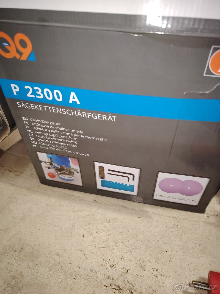 Gude P2300, ostřička na řetězy. - 4