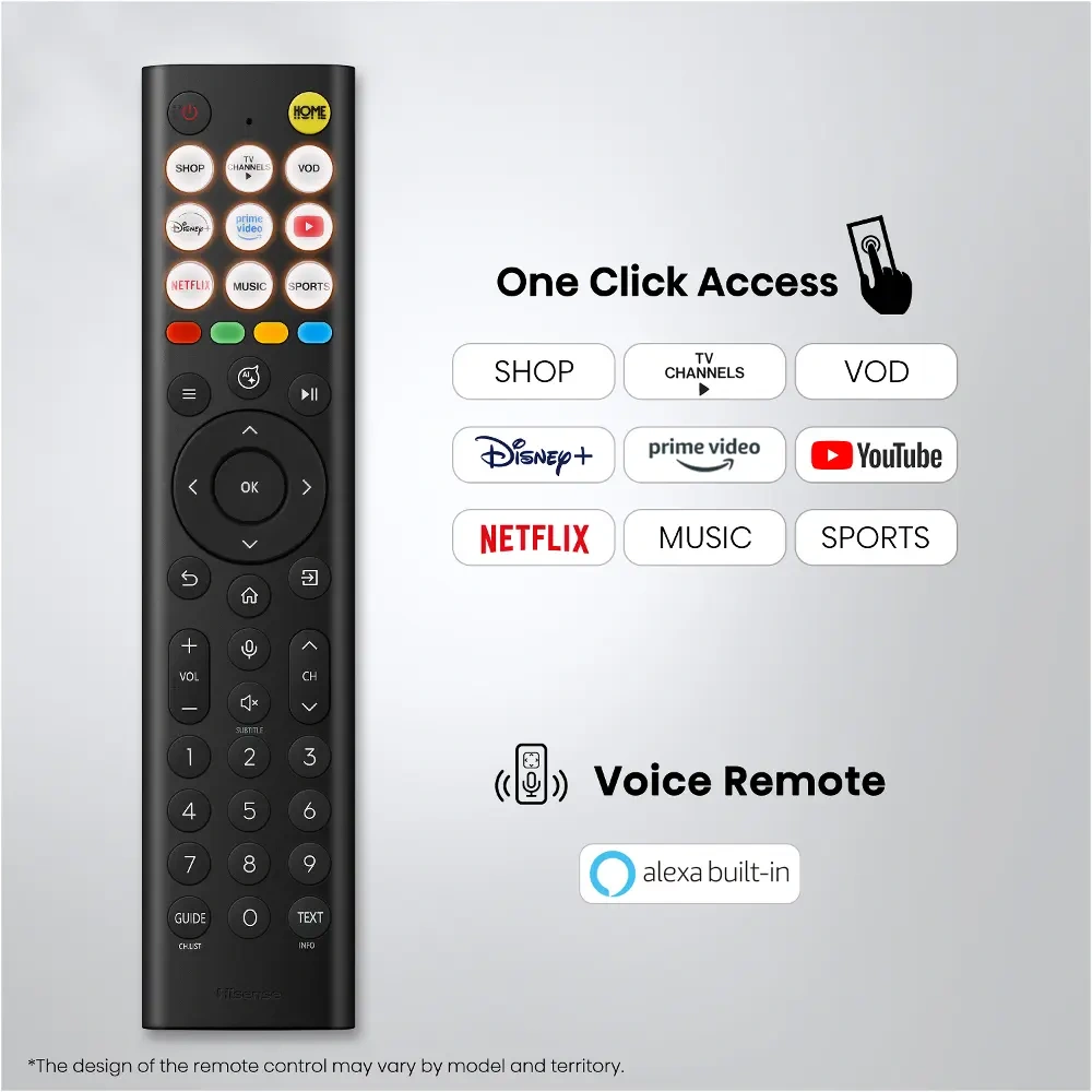 LED SMART televize Hisense 58A6S - 4