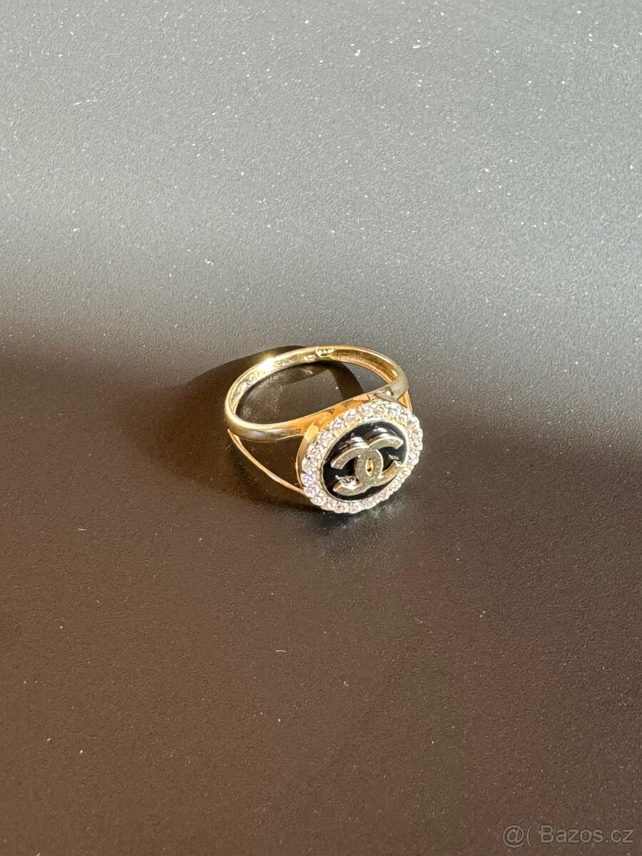 zlatý prsten 14 karátů 585/1000 - nový - 4