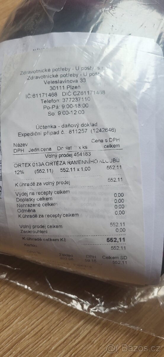 Ramenní ortéza Ortex 013A - vel. M (90-109cm) - 4