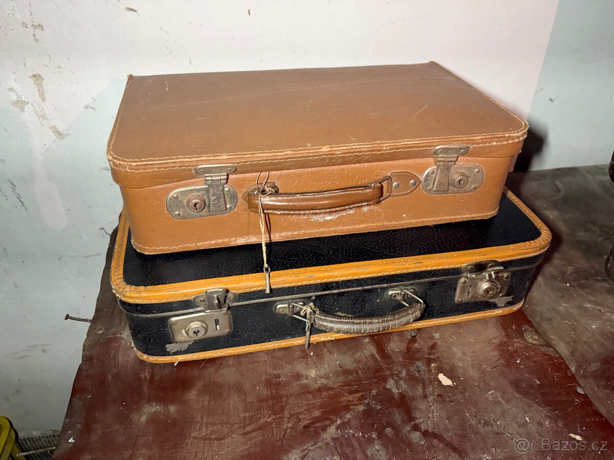 Retro kufry a brašny kožené - 4