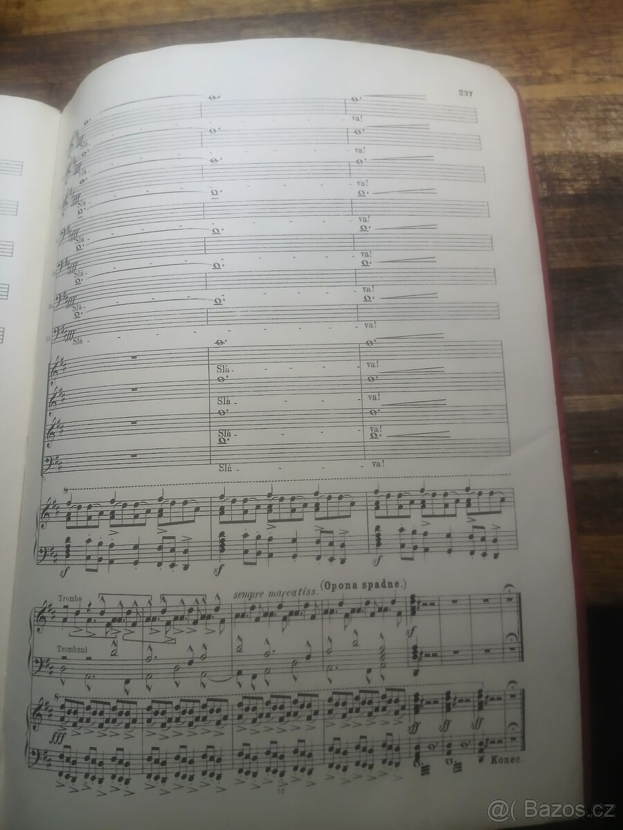 Velká kniha s notami- Libuše od Bedřicha Smetany - 4