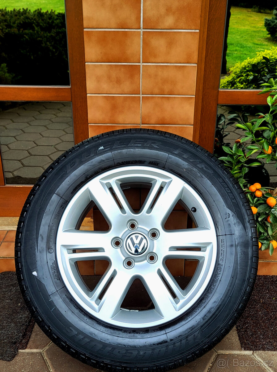 alu R17 5x120 orig. VW Amarok, T5 (+pneu Bridgestone 245/65)